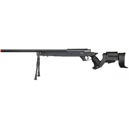 Well Airsoft Bolt Action L96 Rifle w/ Bipod - BLACK