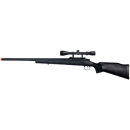 UK Arms Airsoft M70 Bolt Action Rifle w/ Scope - BLACK | Airsoft Megastore