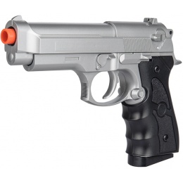UK Arms G52R Airsoft Spring Powered Pistol - SILVER