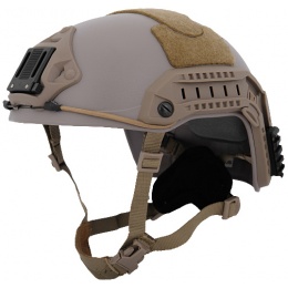 Lancer Tactical Airsoft Maritime Tactical Helmet Simple - TAN