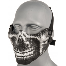 AMA Tactical Skull Lower Face Mask w/ Foam Padding - YH