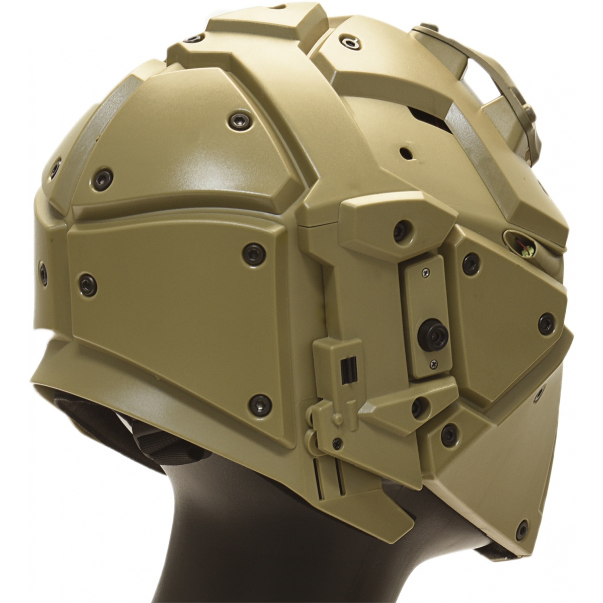 Wosport Tactical Helmet W Nvg Shroud And Transfer Base Tan Airsoft