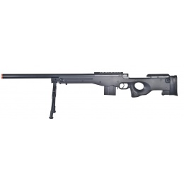 WellFire Airsoft MK96 AWS Bolt Action Sniper Rifle w/ Bipod - BLACK ...