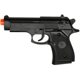 CYMA Metal Spring Powered Airsoft Compact M9 Pistol - BLACK