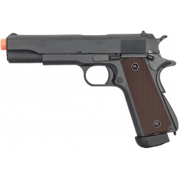 Double Bell M1911 CO2 Blowback Airsoft Pistol (400+ FPS) - BLACK
