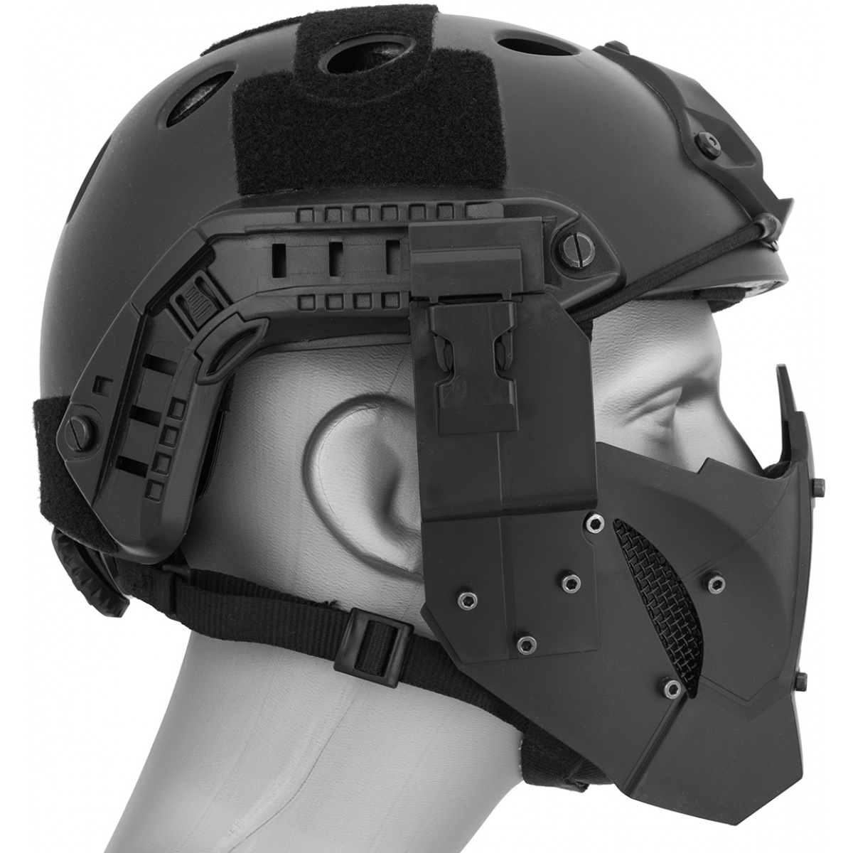 Airsoft Wo Sport Demi-Masque Tactique MA-115 (Noir)