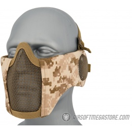 WoSport Tactical Elite Face and Ear Protective Mask - DESERT DIGITAL