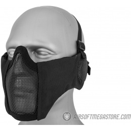 WoSport Tactical Elite Face and Ear Protective Mask - BLACK
