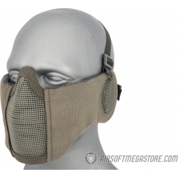 WoSport Tactical Elite Face and Ear Protective Mask - GRAY