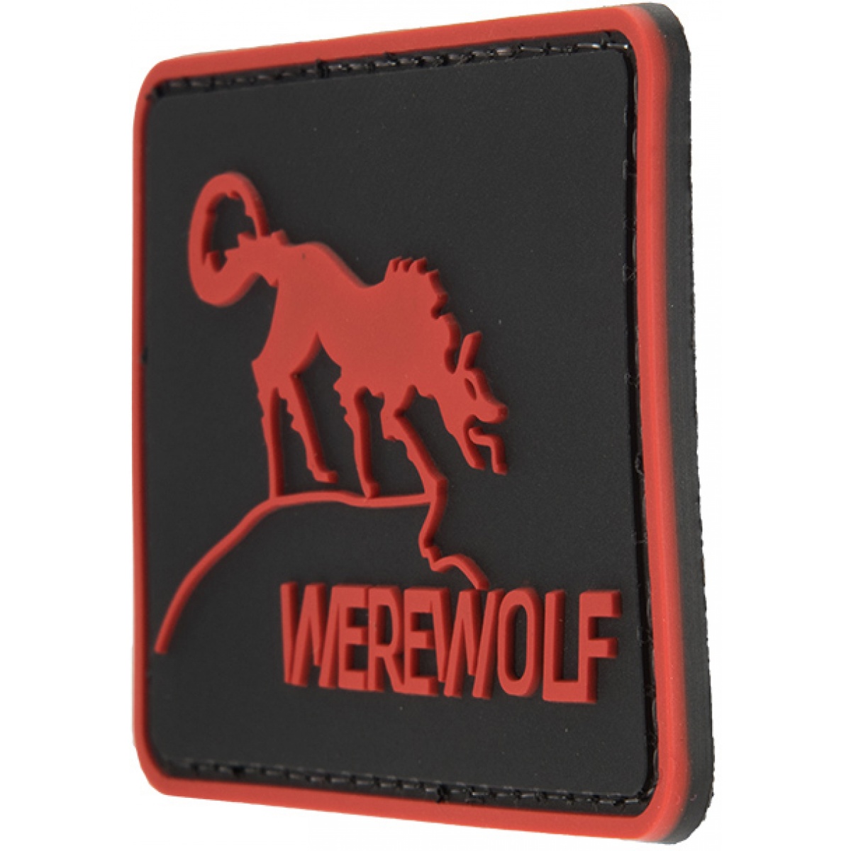 G-Force Werewolf PVC Morale Patch - RED | Airsoft Megastore