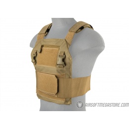 Lancer Tactical Speedster Adaptive Tactical Vest - TAN