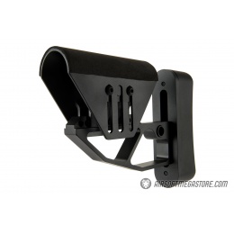 Ranger Armory Lightweight Skelontonized Stock w/ Cheek Riser - BLACK