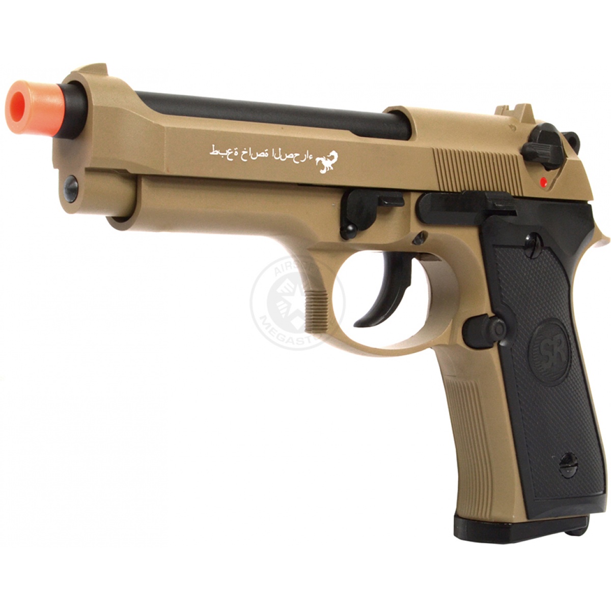 Pistola Airsoft Beretta SR92 Platinum SRC GBB 6mm - Full Metal - E&G  Comércio - Airsoft