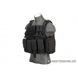 Flyye Industries 1000D Cordura MOLLE Tactical Vest w/ Pouches [MED] (Black