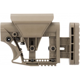 G-Force Adjustable Stock for Carbine Airsoft Rifles - TAN