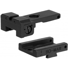 Army Armament Rear Iron Sight for M1911 Airsoft Pistols - BLACK ...