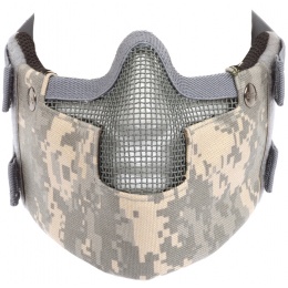 Black Bear RAVEN Steel Mesh Padded Face Airsoft Mask - ACU