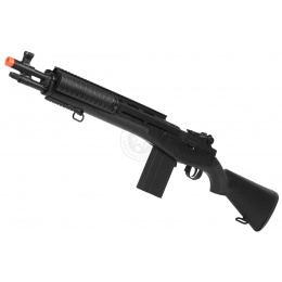 360 FPS TSD M14 RIS CQB High-Powered Spring Sniper Rifle - BLACK