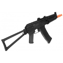 420 FPS DBoys AK-74U AEG Rifle w/ Skeleton Stock - BLACK | Airsoft ...