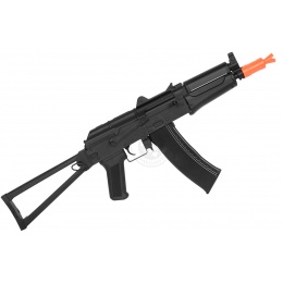 420 FPS DBoys AK-74U AEG Rifle w/ Skeleton Stock - BLACK | Airsoft ...