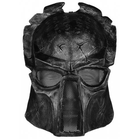 Airsoft Paintball Full Face Predator Mask (Matte) Metal Mesh Eye Protection
